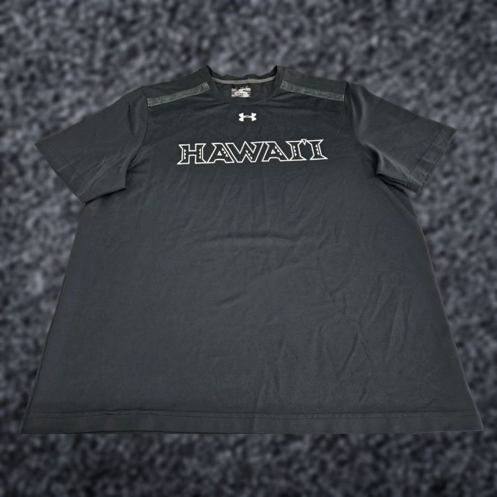 Under Armour Under Armour Mens Short Sleeve T Loose HeatGear Shirt Tribal Stripe XL Crew Neck T-Shirt Black/Green Size US M / EU 48-50 / 2 - 1 Thumbnail