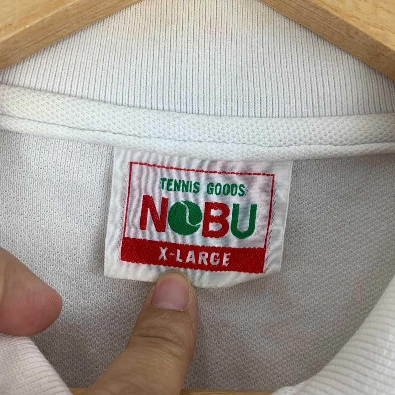 Vintage Vintage 80’ NOBU TENNIS GOODS BJ Polo Tee Shirt Top Size US XL / EU 56 / 4 - 3 Thumbnail