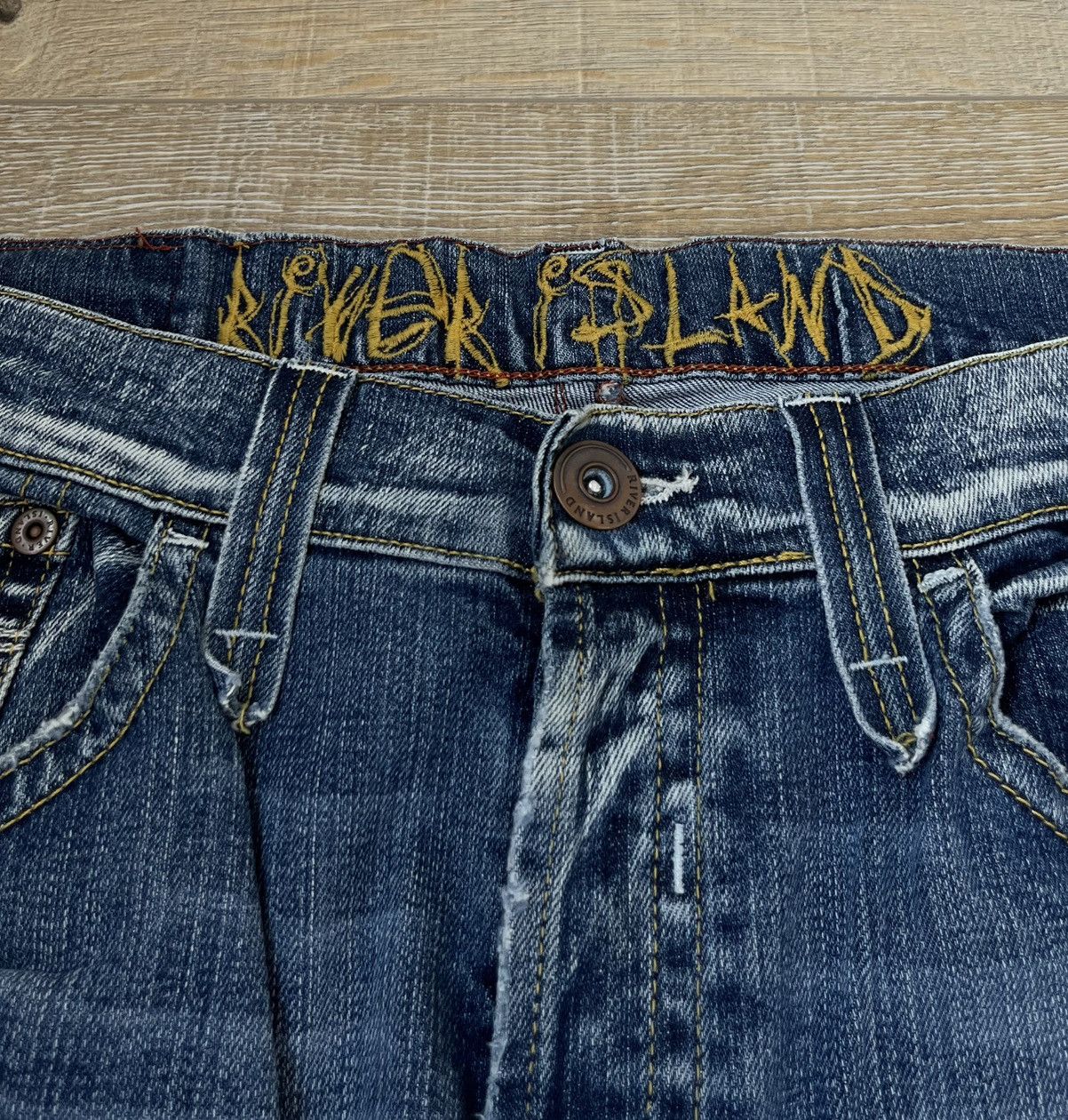 Hysteric Glamour CRAZY VINTAGE FADE STYLE JEANS IF SIX WAS NINE STYLE LGB Y2K Size US 32 / EU 48 - 9 Thumbnail