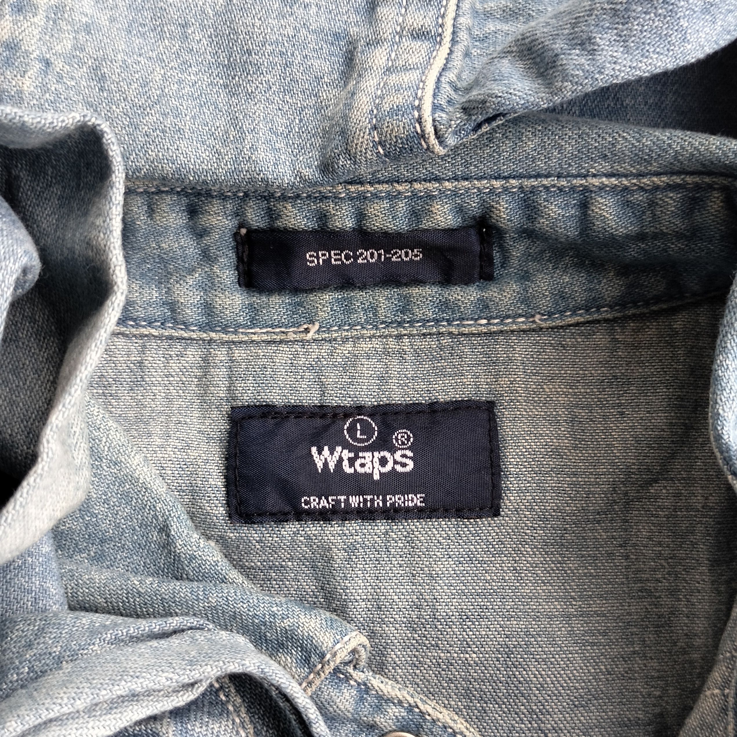 Wtaps Wtaps selvedge denim western Ls shirt Size US L / EU 52-54 / 3 - 12 Thumbnail