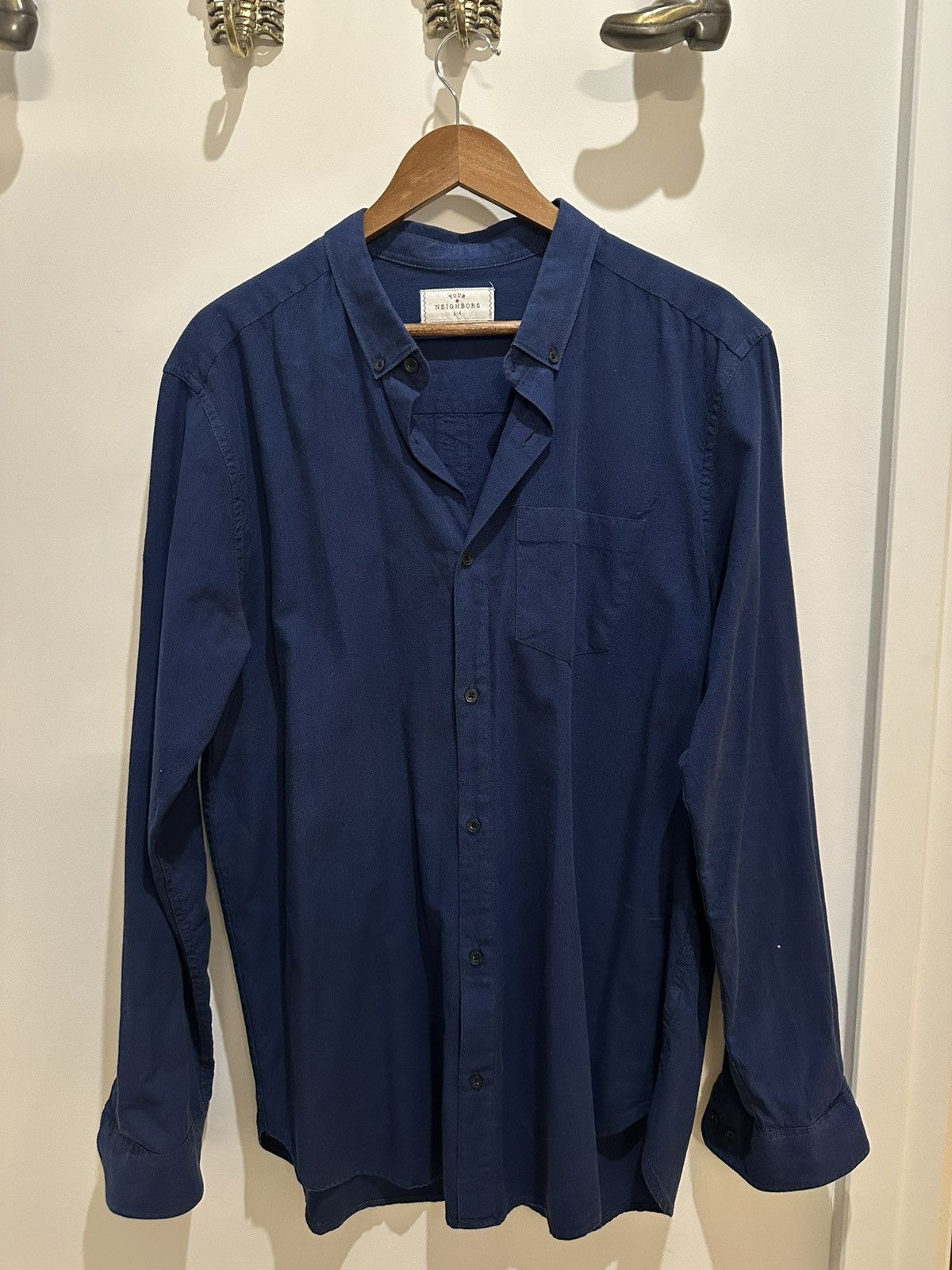 Your Neighbors Your Neighbors Button Down Shirt (Blue) Size US L / EU 52-54 / 3 - 1 Thumbnail