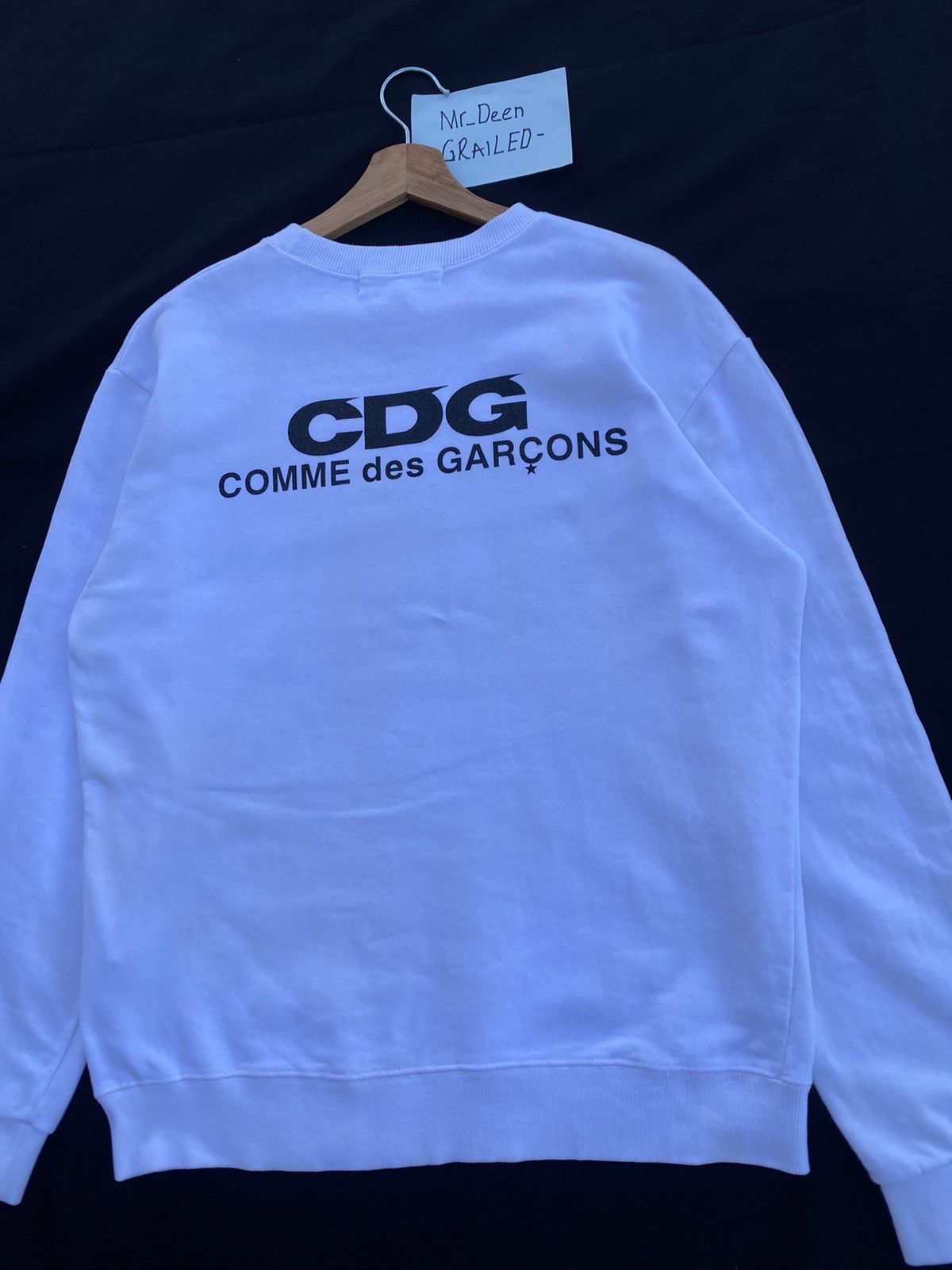 Comme des Garcons Rare Comme Des Garcons CDG Big Spellout Sweatshirt Size US L / EU 52-54 / 3 - 7 Thumbnail