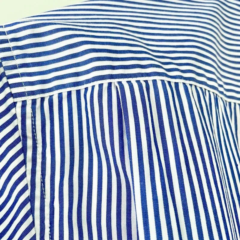 Comme des Garcons PLAY Comme Des Garçons PLAY Navy Blue White Striped Button Front Size M / US 6-8 / IT 42-44 - 8 Thumbnail