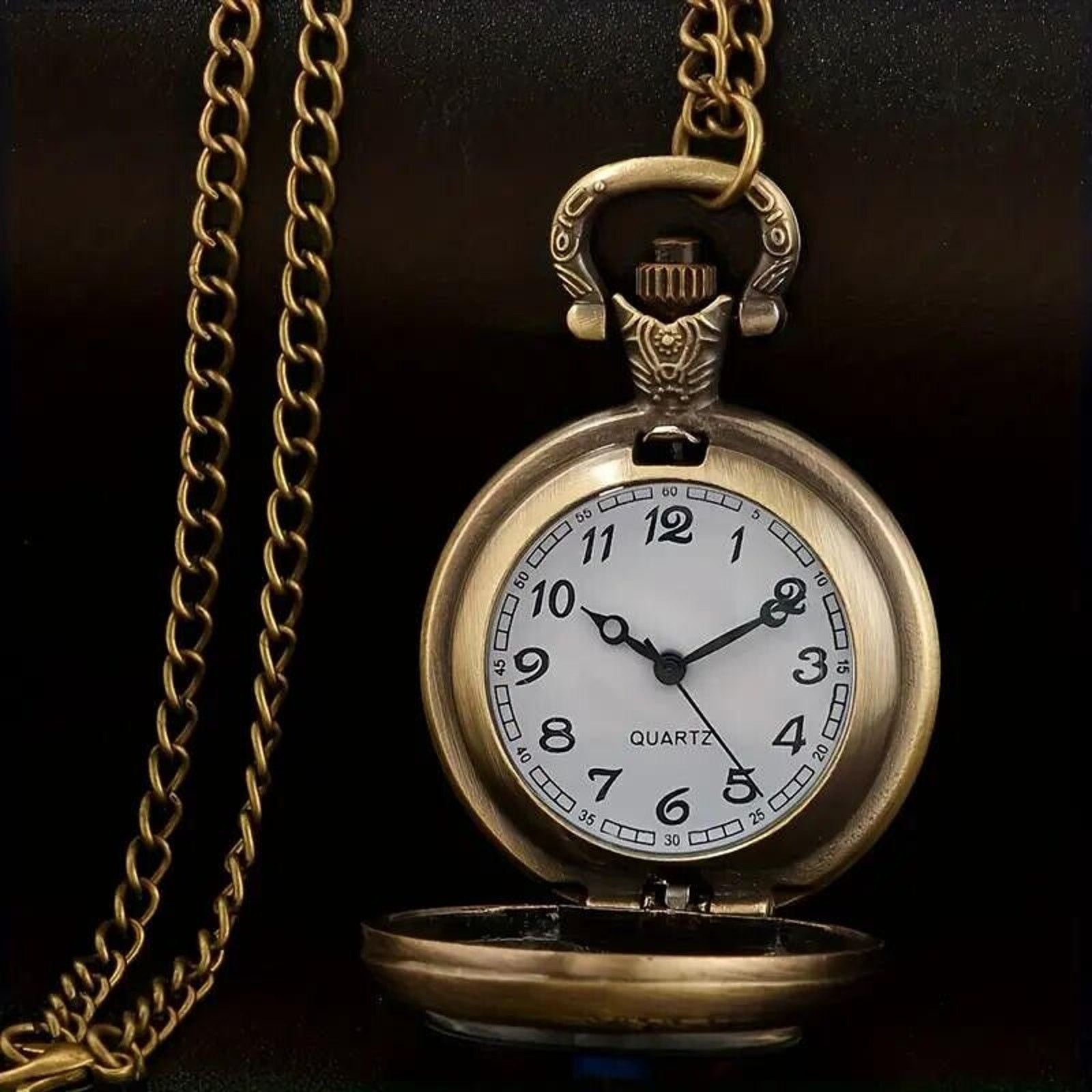 Other Retro Wicked Alien Monster V-Twin Motorcycle Pocket Watch Size ONE SIZE - 4 Thumbnail