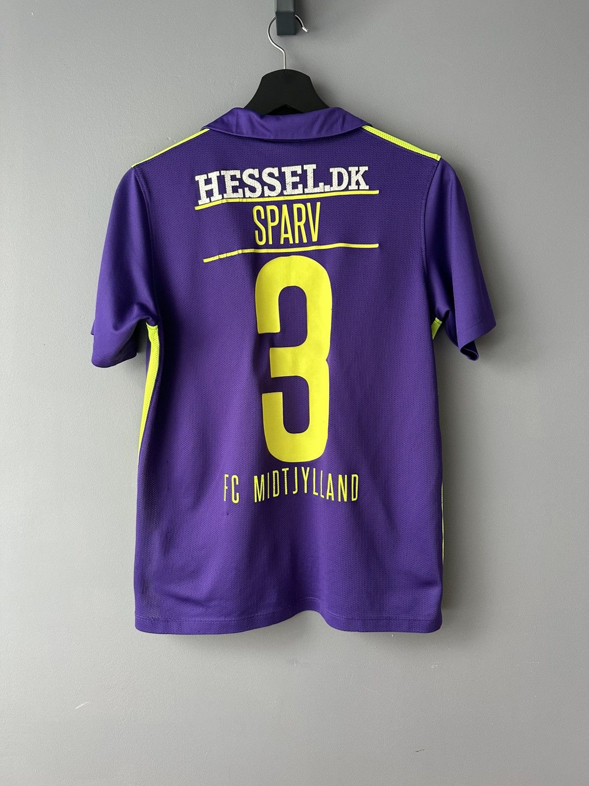 Nike 2016 Nike Midtjylland Away #3 Tim Sparv jersey shirt Size US S / EU 44-46 / 1 - 10 Thumbnail