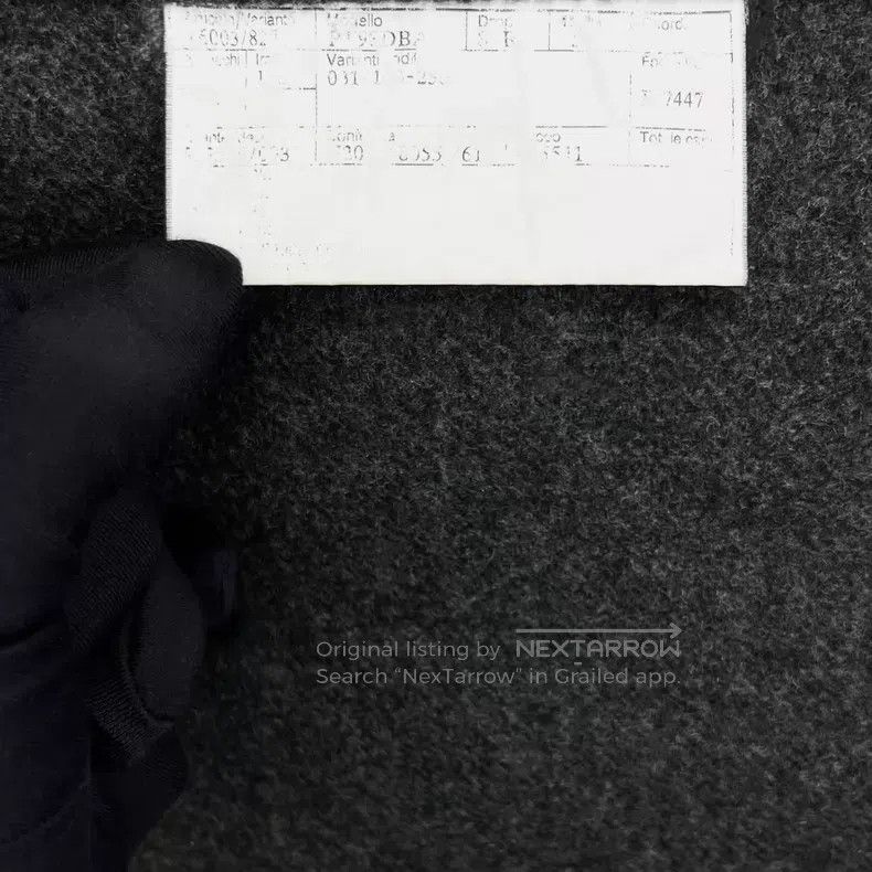 Hermes Hermes Black Gray Multi-Pocket Single-Breasted Wool Overco Size US L / EU 52-54 / 3 - 4 Thumbnail