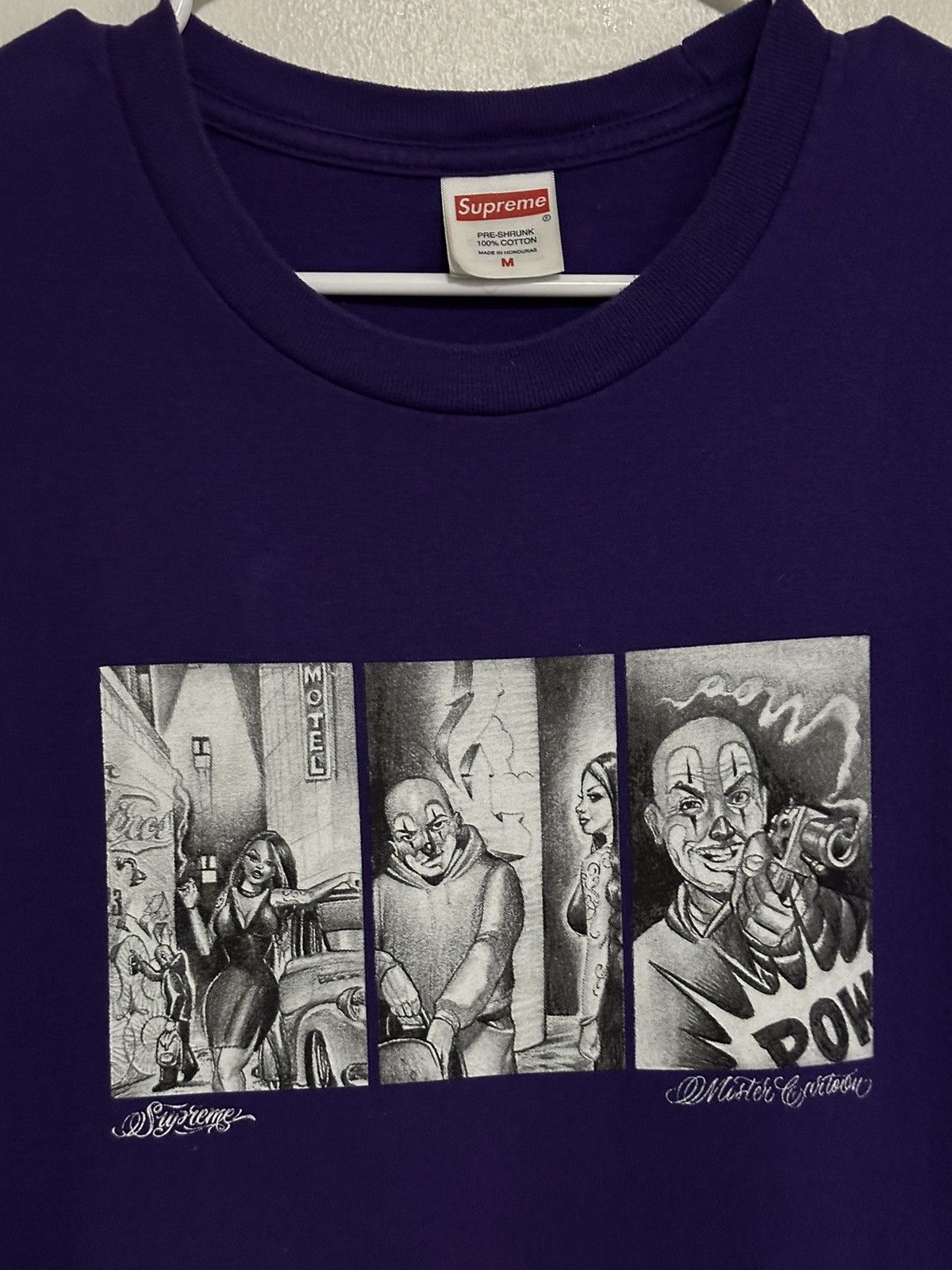 Supreme Supreme Mister Cartoon Pow Tee Size US M / EU 48-50 / 2 - 2 Thumbnail