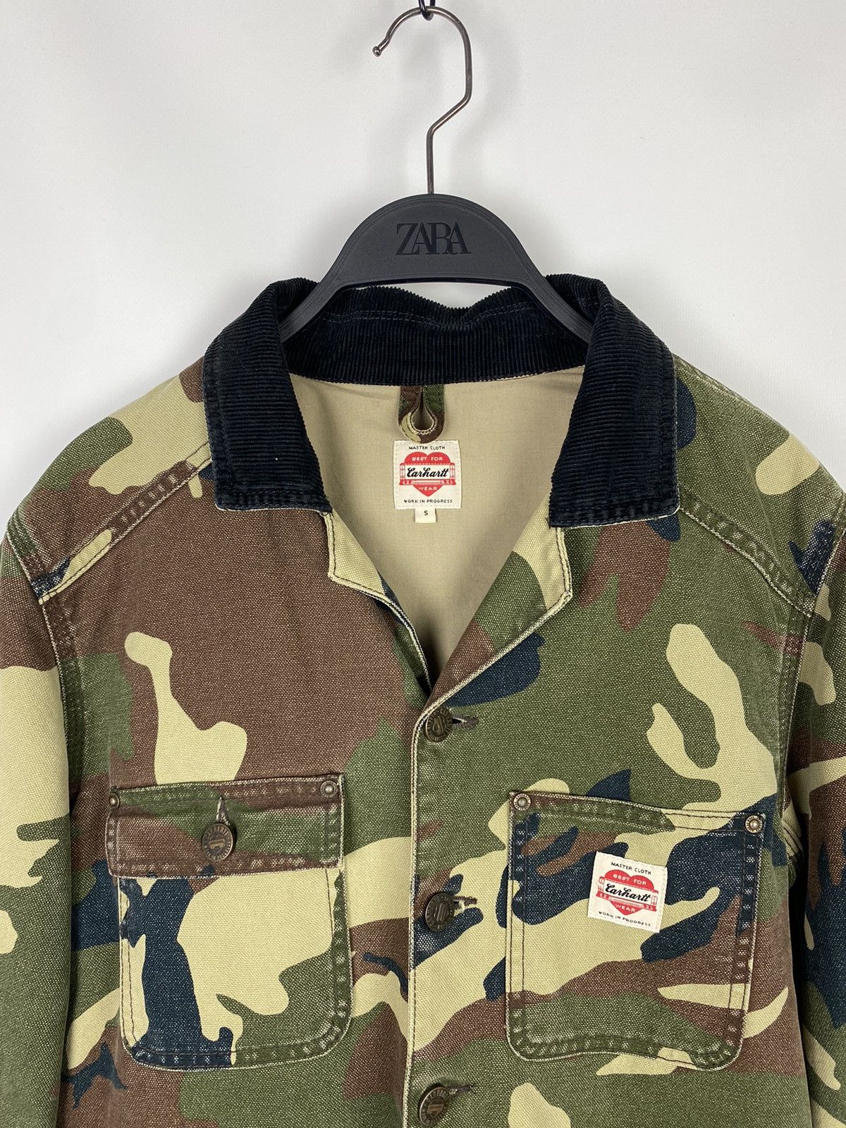 Carhartt × Carhartt Wip S/S 2012 Carhartt Heritage Woodland Camo Settler Work Jacket Size US S / EU 44-46 / 1 - 3 Thumbnail