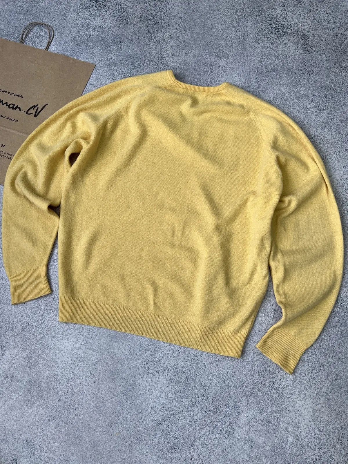 Burberry × Vintage Burberrys Vintage Wool Cashmere v-neck sweater Size US XL / EU 56 / 4 - 10 Thumbnail