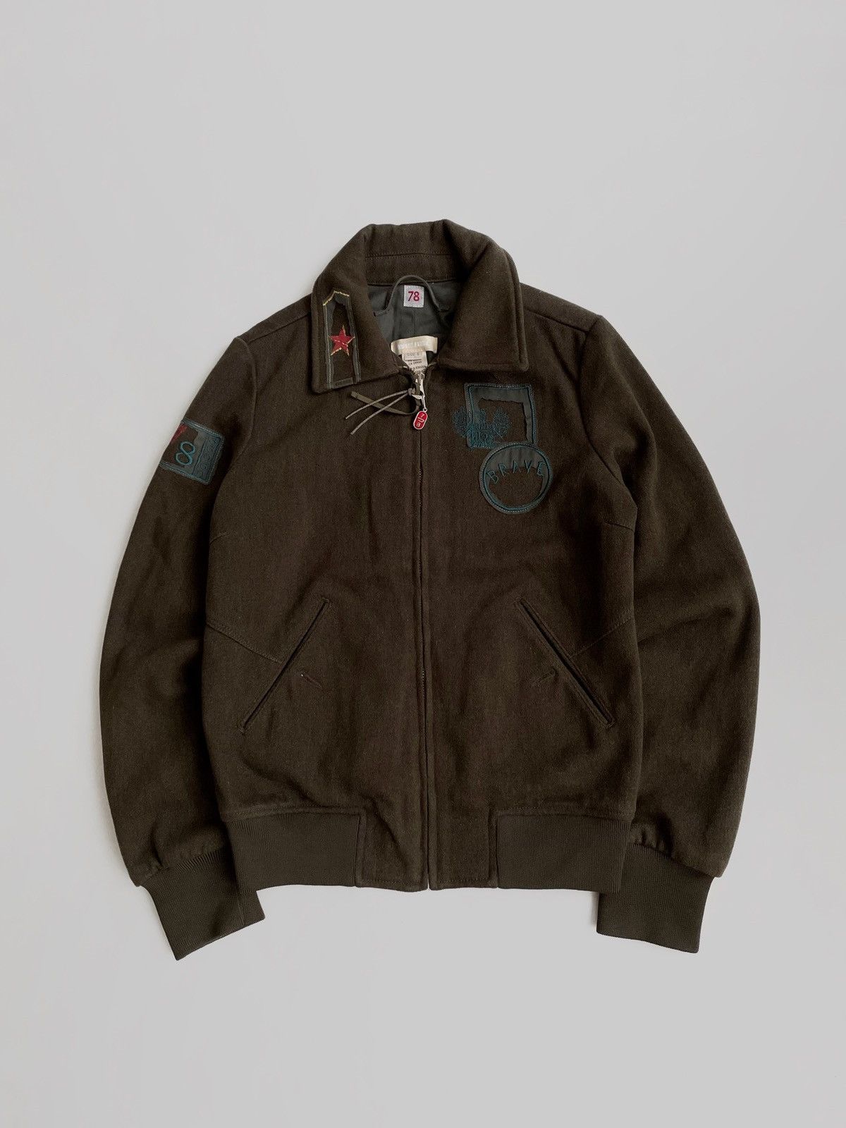 Diesel vintage khaki zip archive jacket