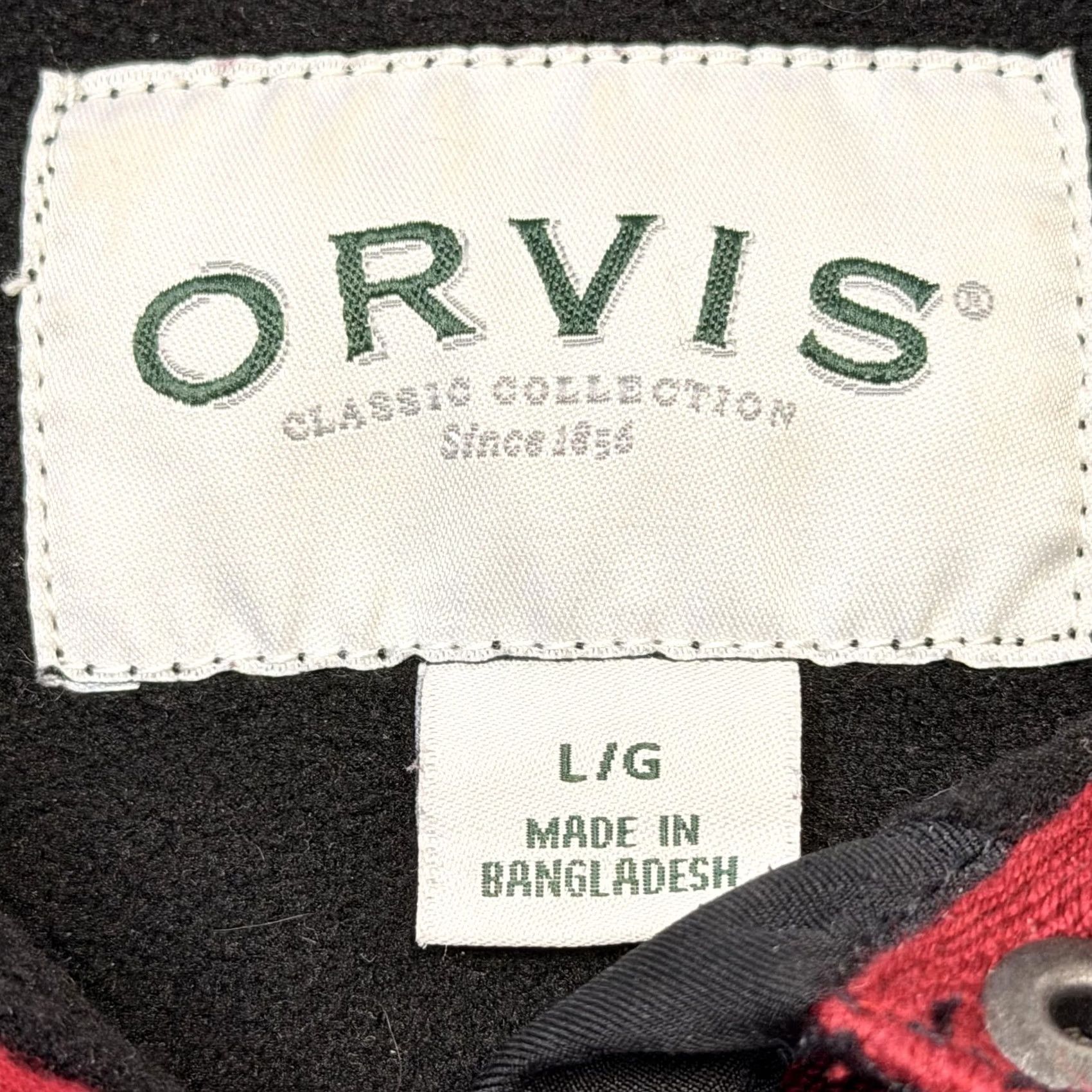 Orvis Orvis Jacket Womens L Red Black Buffalo Plaid Snap Front Lined Flannel Shirt Jacket Casual Outdoor Womens Regular Size L/E0 Size L / US 10 / IT 46 - 4 Thumbnail