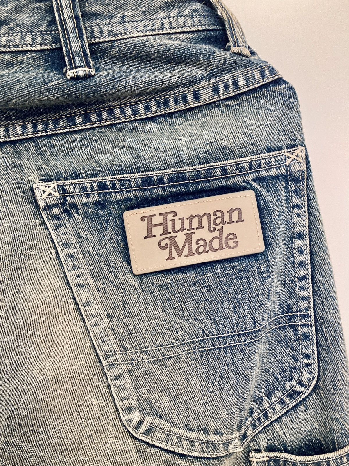 Girls Don't Cry × Human Made HUMAN MADE x Verdy GIRLS DON’T CRY PROTOTYPE DENIM JEANS Size US 28 / EU 44 - 15 Thumbnail