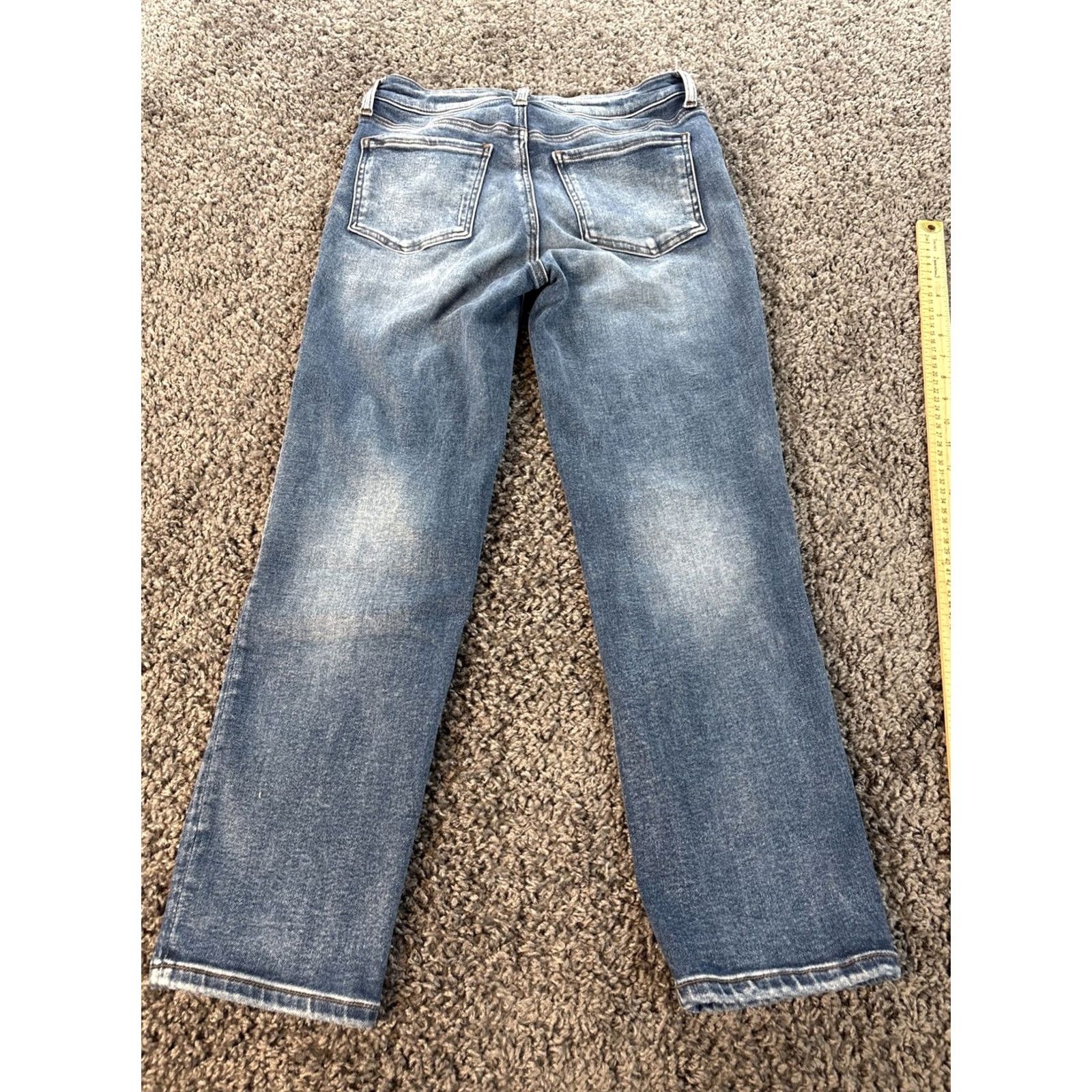 Vintage KUT from the Kloth Jeans Womens 8 28x26 Distressed High Rise Ankle Denim Pocket 5-Pocket Women Shoes? Size 30" / US 8 / IT 44 - 7 Thumbnail