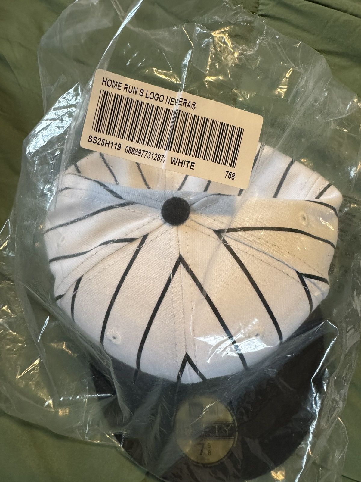 Supreme SUPREME/HOMERUN S LOGO NEW ERA - Stripe 7 5/8 Size ONE SIZE - 4 Thumbnail
