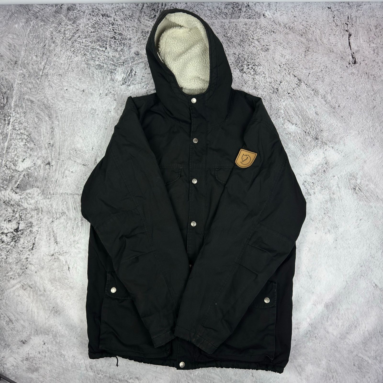 Fjallraven Fjällräven Greenland Winter Mens Black Teddy Fleece Jacket L Size US L / EU 52-54 / 3 - 1 Thumbnail
