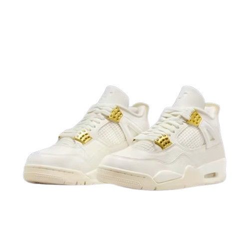 Jordan Brand Nike Air Jordan 4 Retro Metallic Gold Size US 11 / EU 44 - 6 Thumbnail