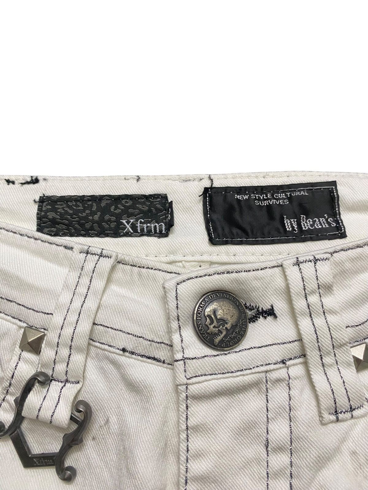 If Six Was Nine Xfrm Flared White Whisker Denim Size US 30 / EU 46 - 14 Thumbnail