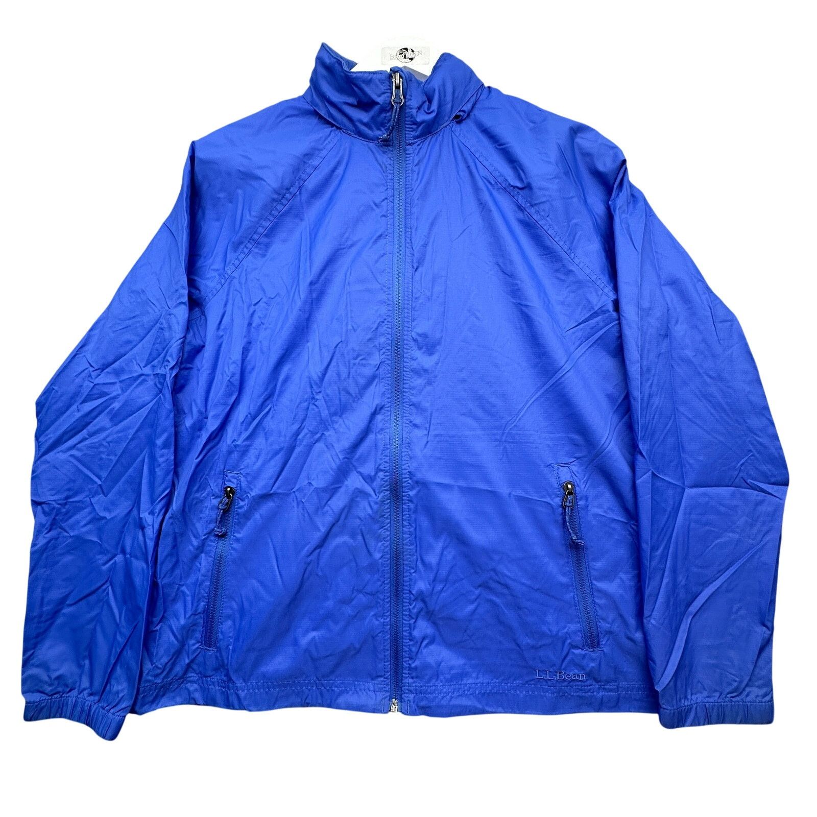 L.L. Bean LL Bean Ripstop Nylon Windbreaker Jacket Womens Medium Blue Size M / US 6-8 / IT 42-44 - 1 Thumbnail