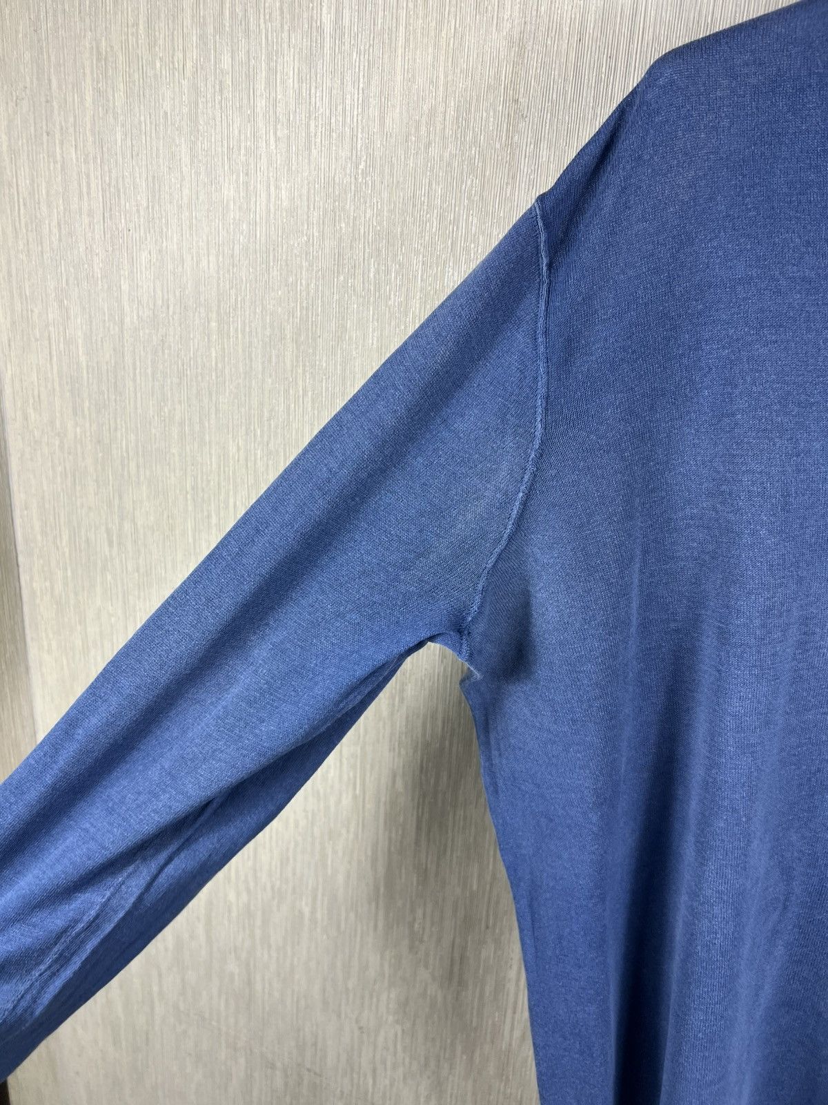 Ralph Lauren Ralph Lauren cotton linen thin v-neck sweater pirate flag Size US XL / EU 56 / 4 - 13 Thumbnail