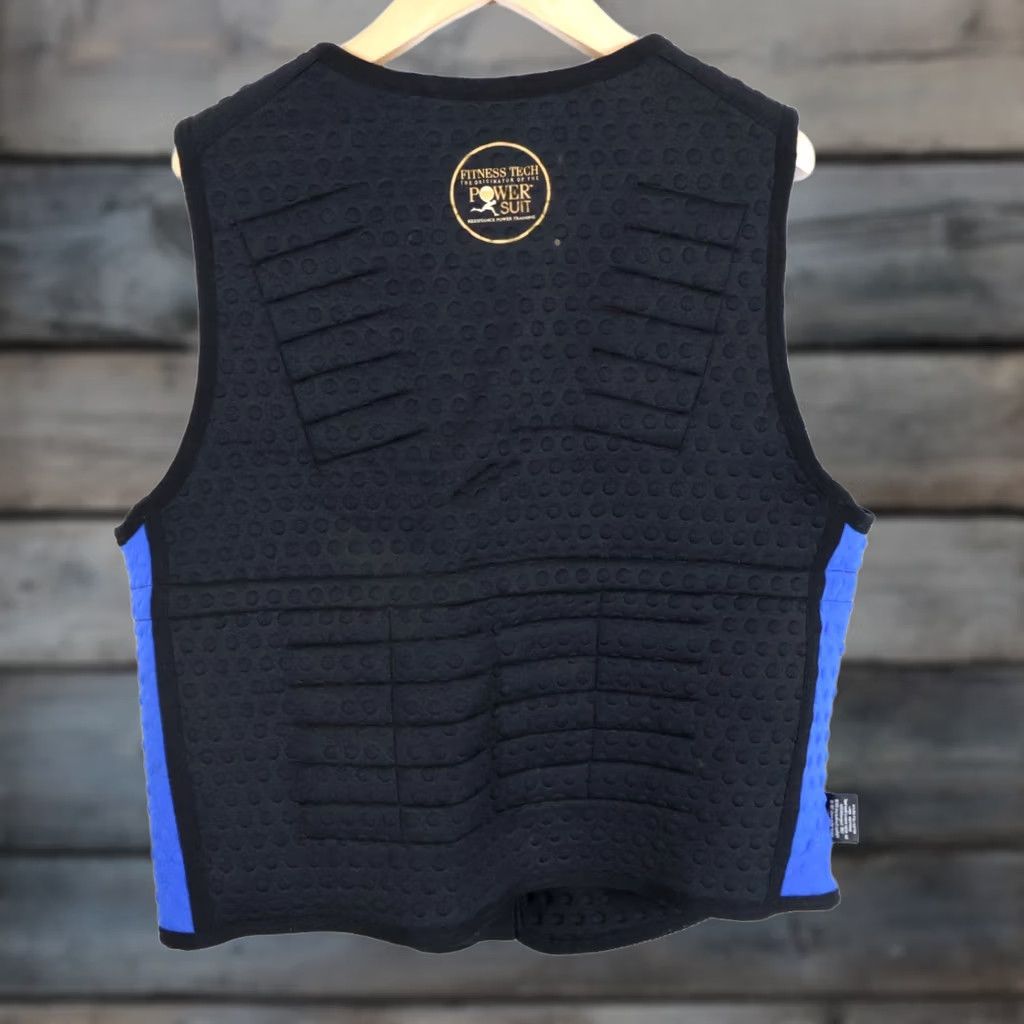 Vintage VINTAGE Stomatex Full Zip Neoprene Weighted Vest Jacket Mens 2XL Black Blue Full Zip Jacket Men 2XL Black Blue Stomatex Weighted Vest Size US XXL / EU 58 / 5 - 1 Thumbnail