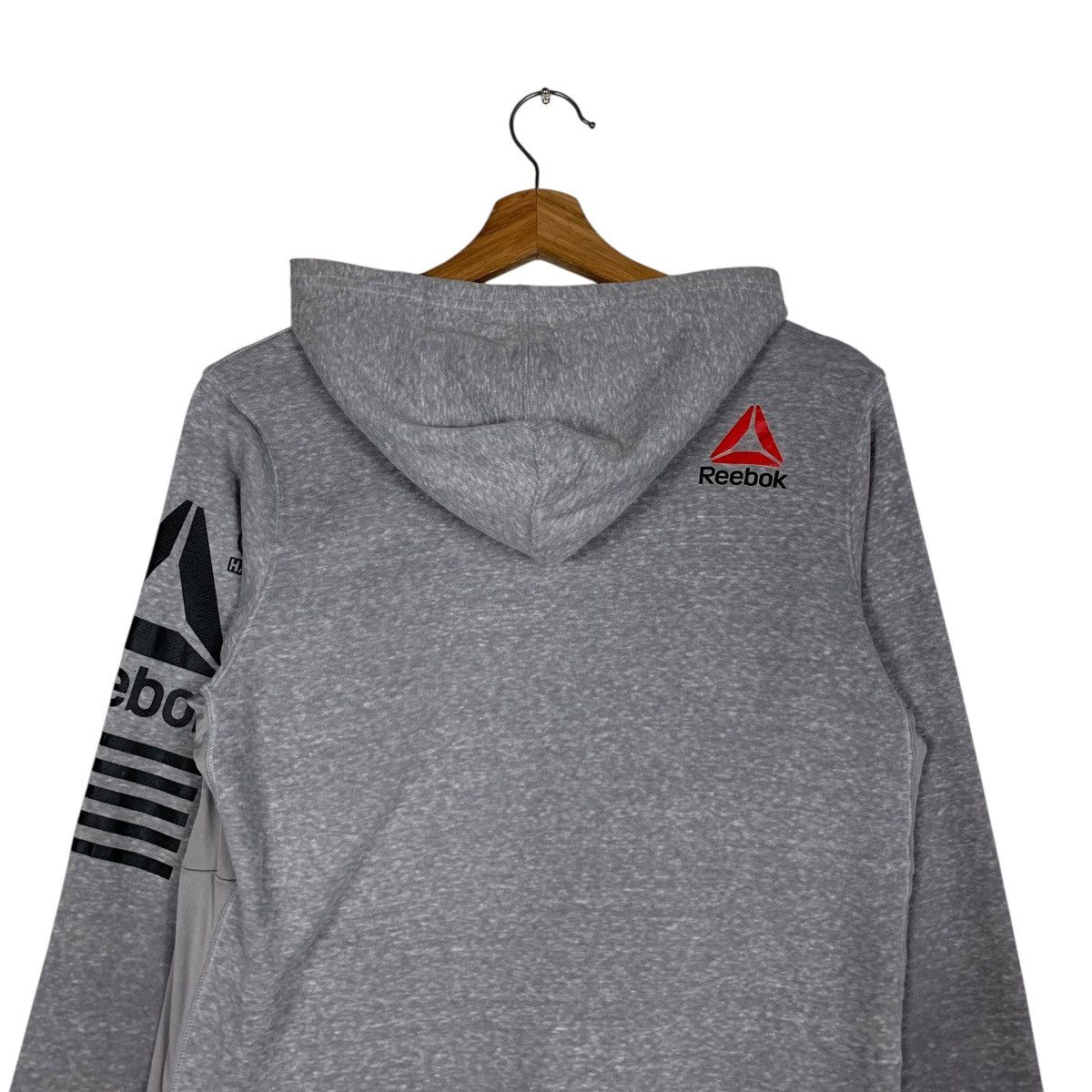 Reebok REEBOK Asymmetrical Half Zip Pullover Hoodies #1522-C68 Size US S / EU 44-46 / 1 - 8 Thumbnail