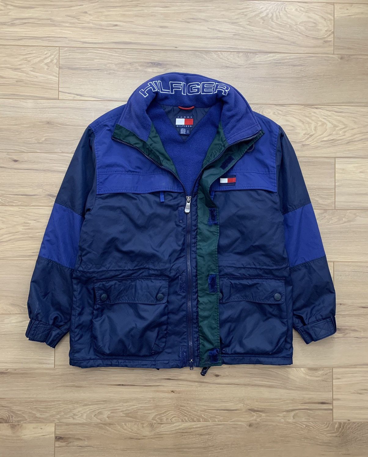Tommy Hilfiger 🔹Retro Full Zip Tommy Hilfiger Jacket (Sz M) Size US M / EU 48-50 / 2 - 1 Thumbnail