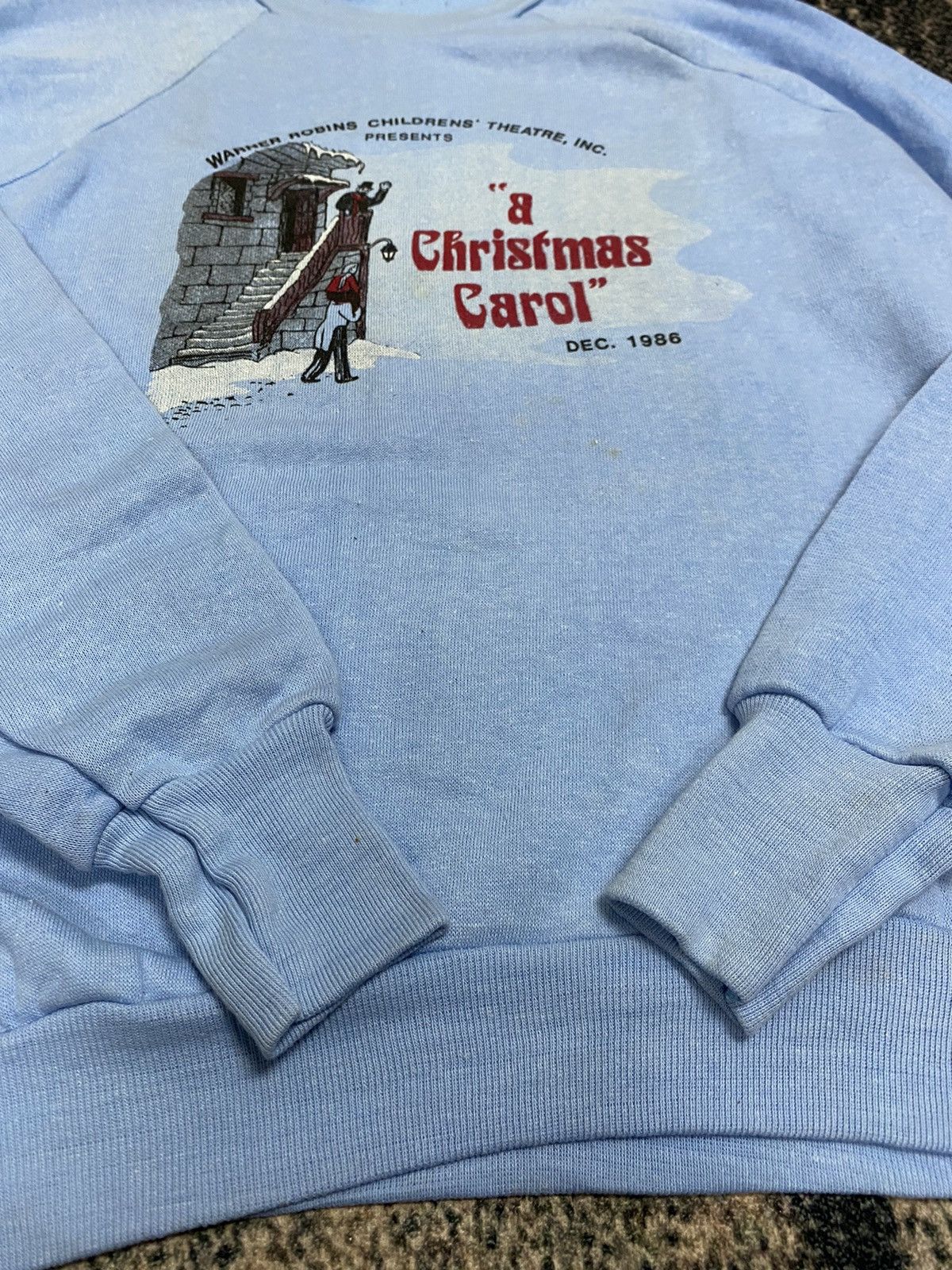 Vintage Rare Vtg A Christmas Carol Dec. 1986 Movie Sweatshirt Size US L / EU 52-54 / 3 - 4 Thumbnail