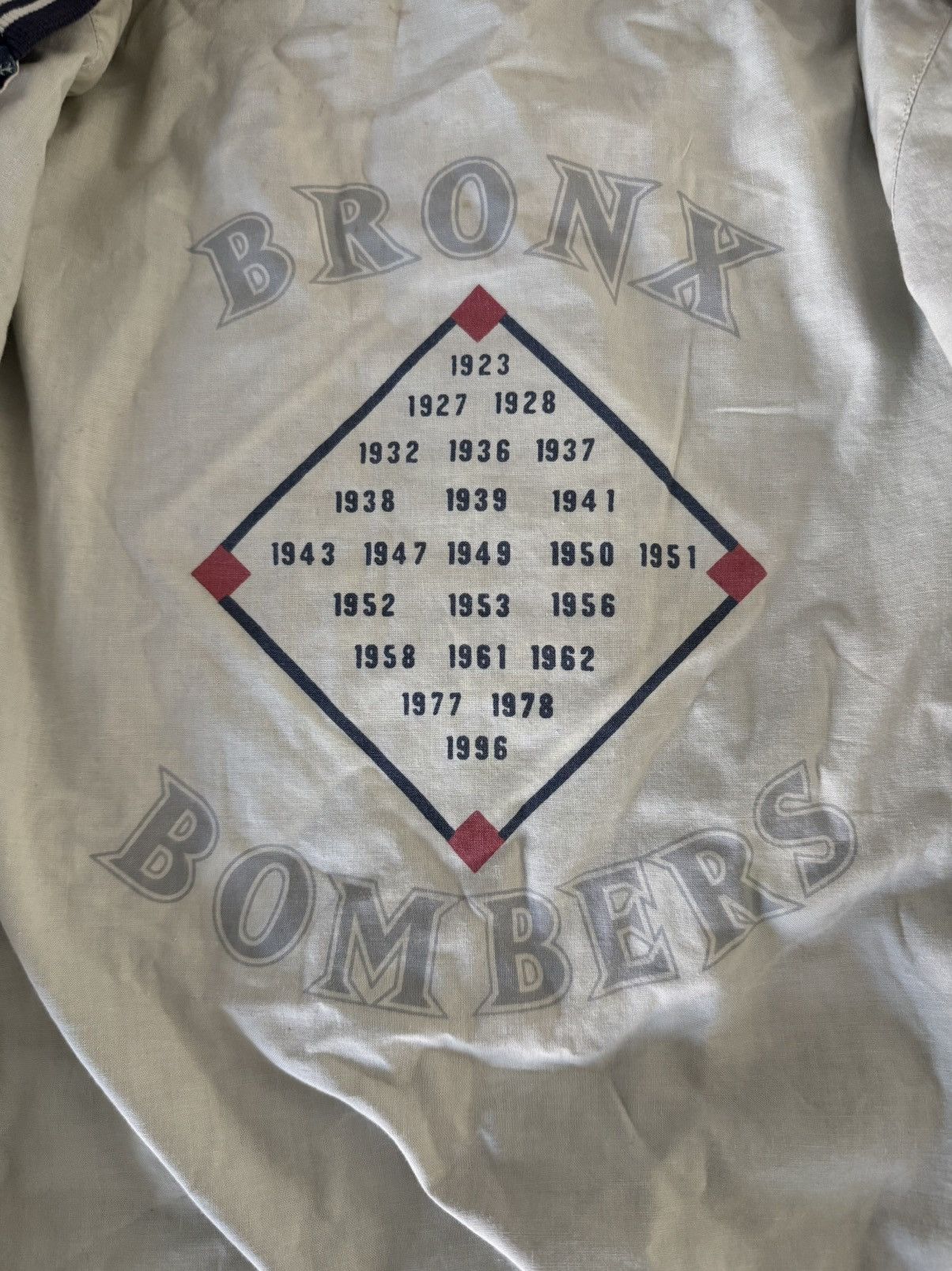 New York Yankees 90s authentic MLB yankees bronx bombers world series varsity Size US XL / EU 56 / 4 - 11 Thumbnail