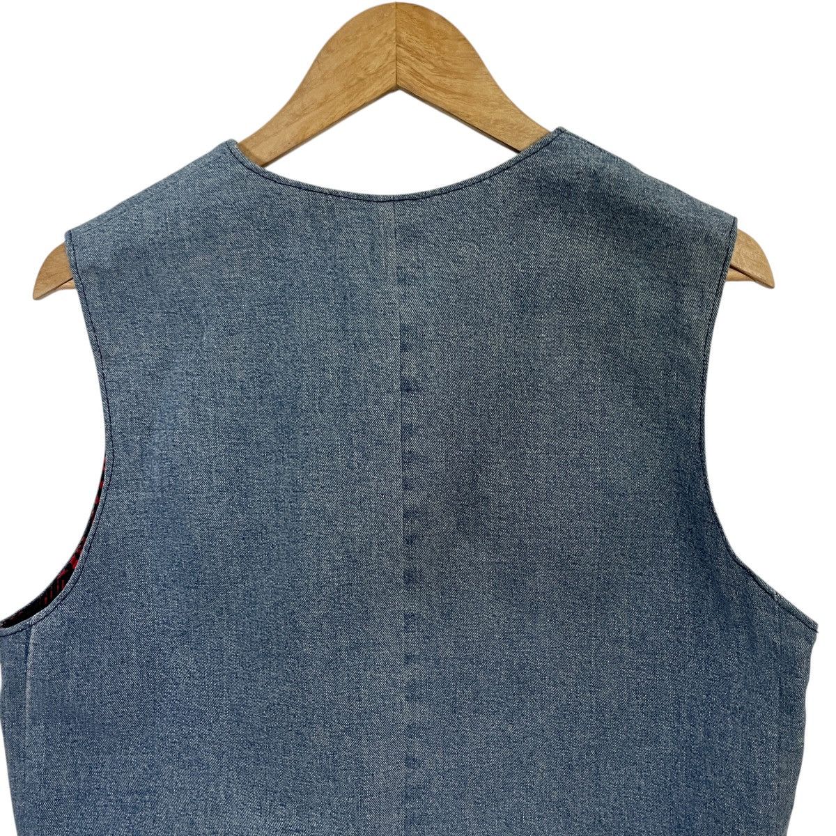 Japanese Brand Vintage Japanese Designer Denim Vest Size US M / EU 48-50 / 2 - 8 Thumbnail