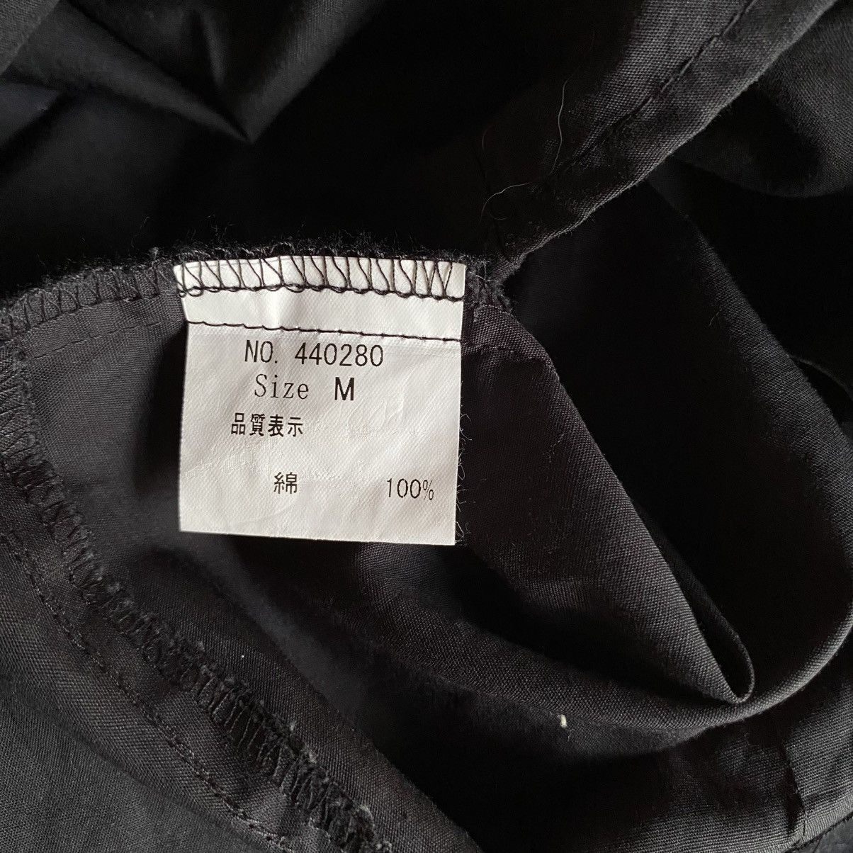 Japanese Brand × Seditionaries PEACE NOW Y2K Punk Fitted Black Ruffle Trim Blouse Size M / US 6-8 / IT 42-44 - 5 Thumbnail