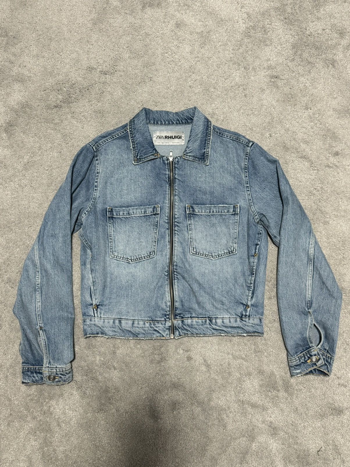 Rhude × Zara Rhude x ZARA Denim Jacket Size US L / EU 52-54 / 3 - 2 Thumbnail