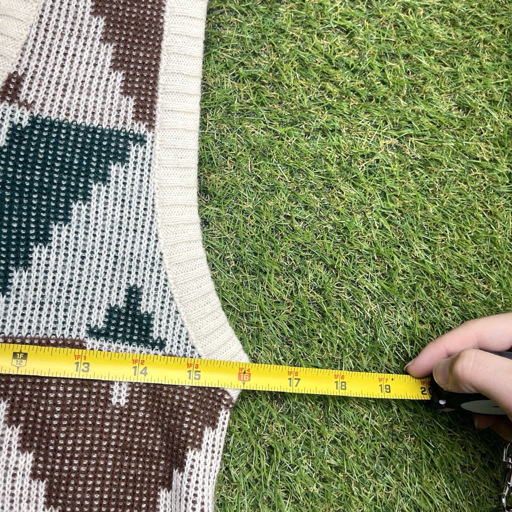 Vintage VINTAGE Profile: Dimension by Milford Sweater Vest Mens Small 70s Aztec Knit Golf Hippy Size US S / EU 44-46 / 1 - 5 Thumbnail