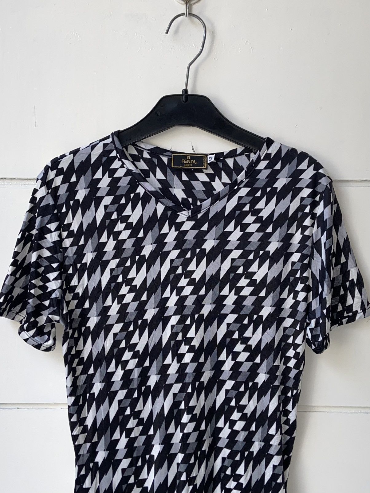 Fendi FENDI Striped T-shirt Size US XXS / EU 40 - 10 Thumbnail
