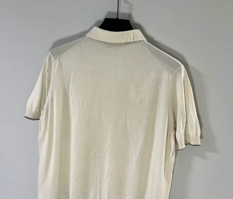 Prada Prada Mulberry silk short-sleeved T-shirt polo -DMC Size US M / EU 48-50 / 2 - 4 Thumbnail