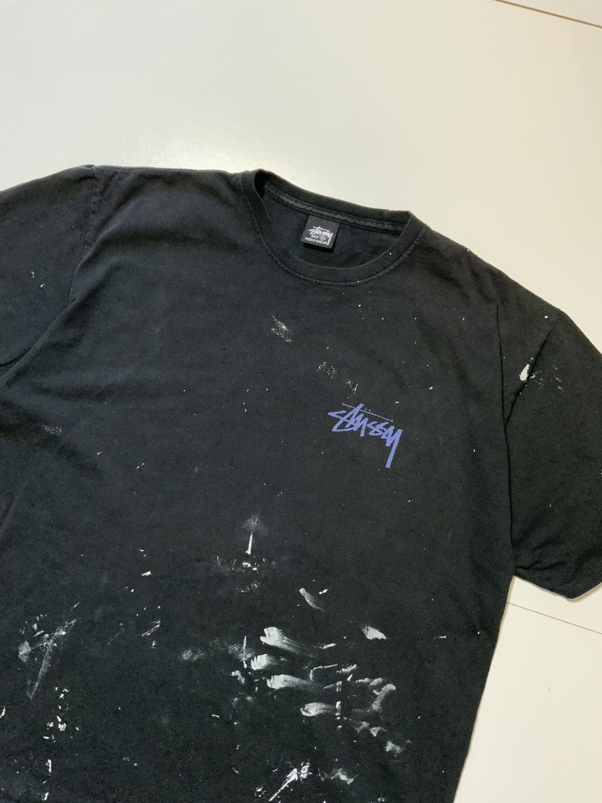 Stussy Vintage Y2K Stussy Increase The Peace Rose Bomb T-Shirt Size US XL / EU 56 / 4 - 4 Thumbnail