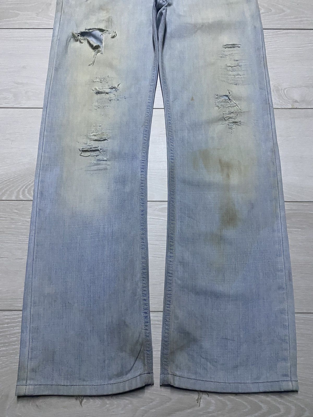 A-COLD-WALL* × Diesel Vintage Diesel Light Wash Little Bootcut Jeans Size US 28 / EU 44 - 5 Thumbnail