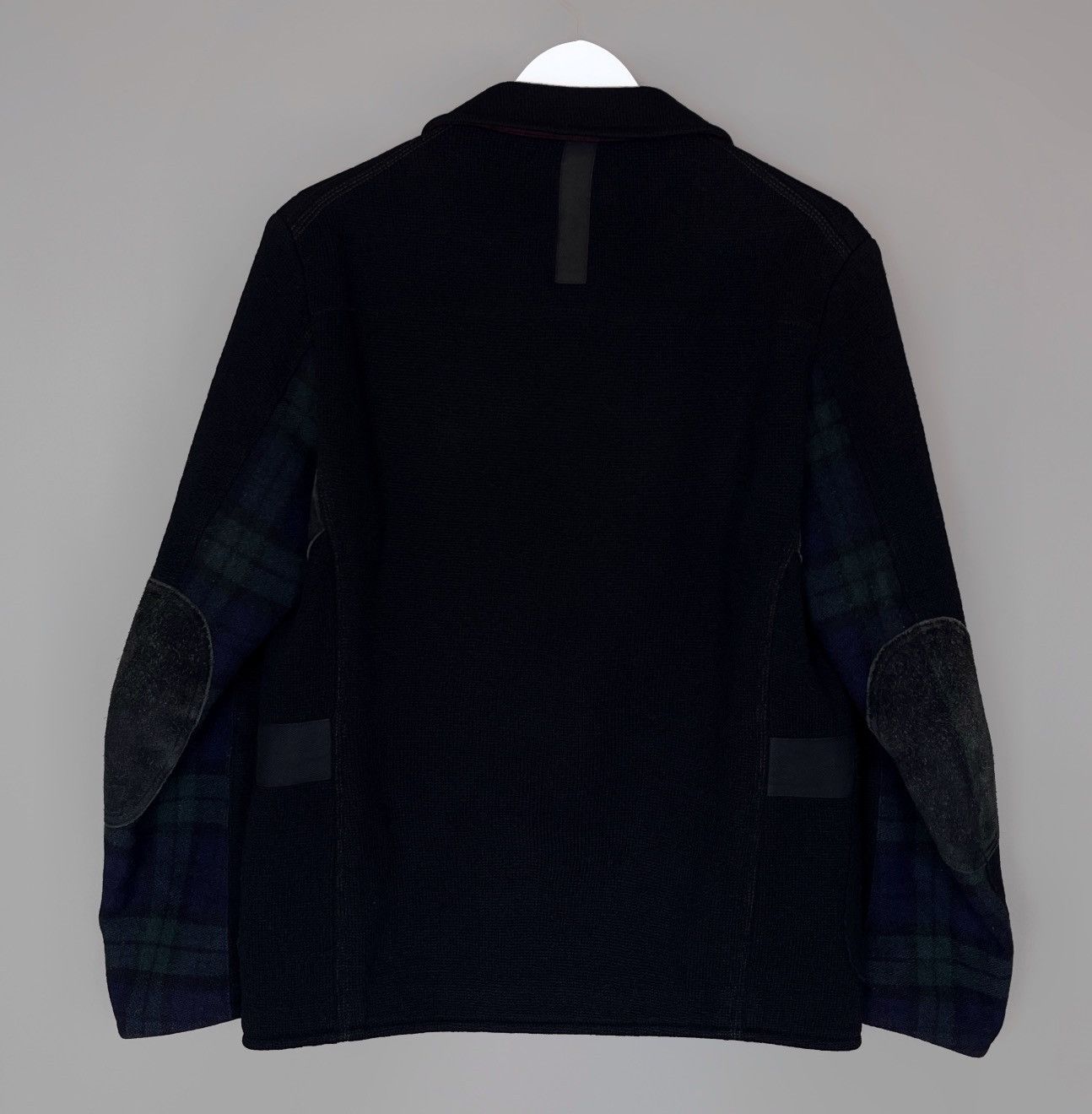 Comme des Garcons × Comme des Garcons Homme Plus × Junya Watanabe 🔥RUNWAY 2011 JUNYA WATANABE WOOL PANELED JACKET Size US L / EU 52-54 / 3 - 2 Thumbnail