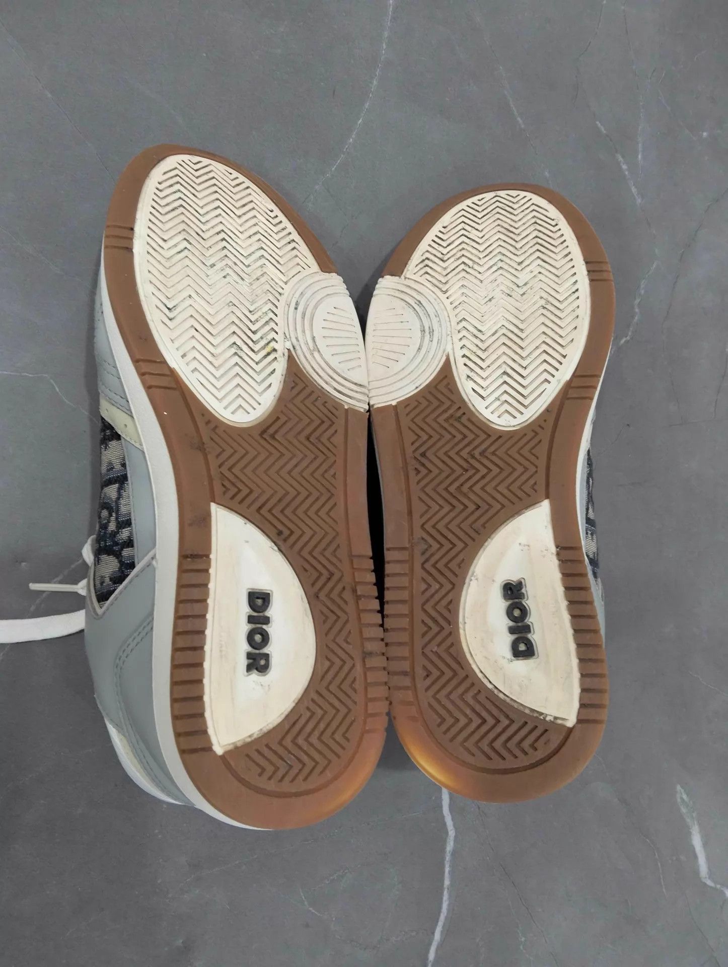 Dior DIOR B27 Logo Print Gray White 40 Size US 7 / EU 40 - 6 Thumbnail