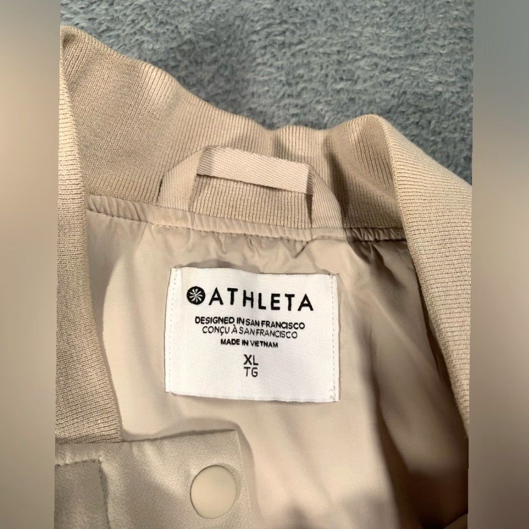 Athleta Athleta Jacket Women XL Cream Polyester Basic Jacket Size XL / US 12-14 / IT 48-50 - 6 Thumbnail