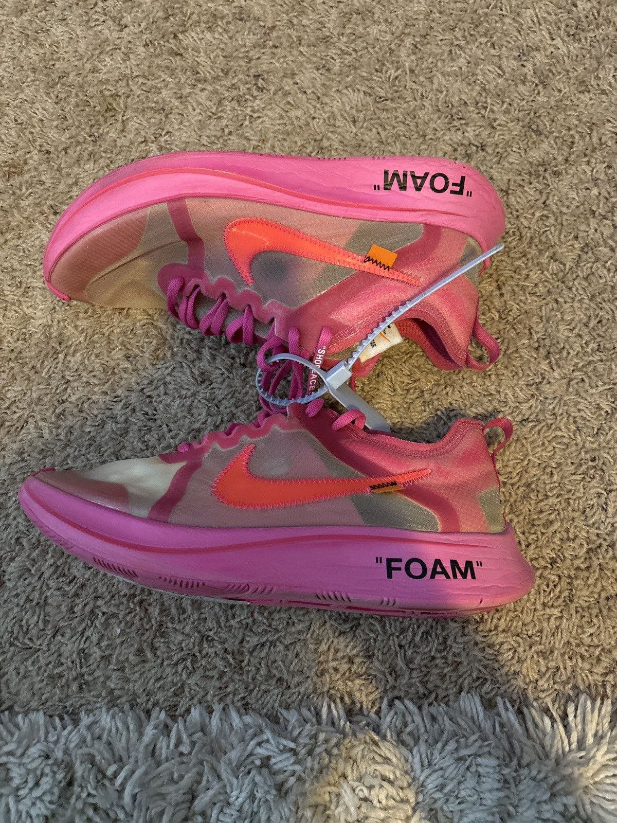 Nike × Off-White The 10 off white zoom fly Size US 9.5 / EU 42-43 - 1 Thumbnail