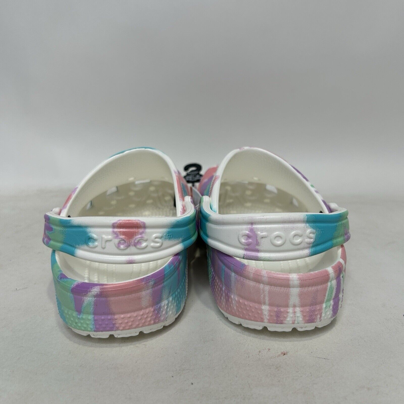 Crocs Crocs Classic Clogs Slip-On Sandal “Pastel Tie-Dye” Size US 8 / IT 38 - 4 Thumbnail