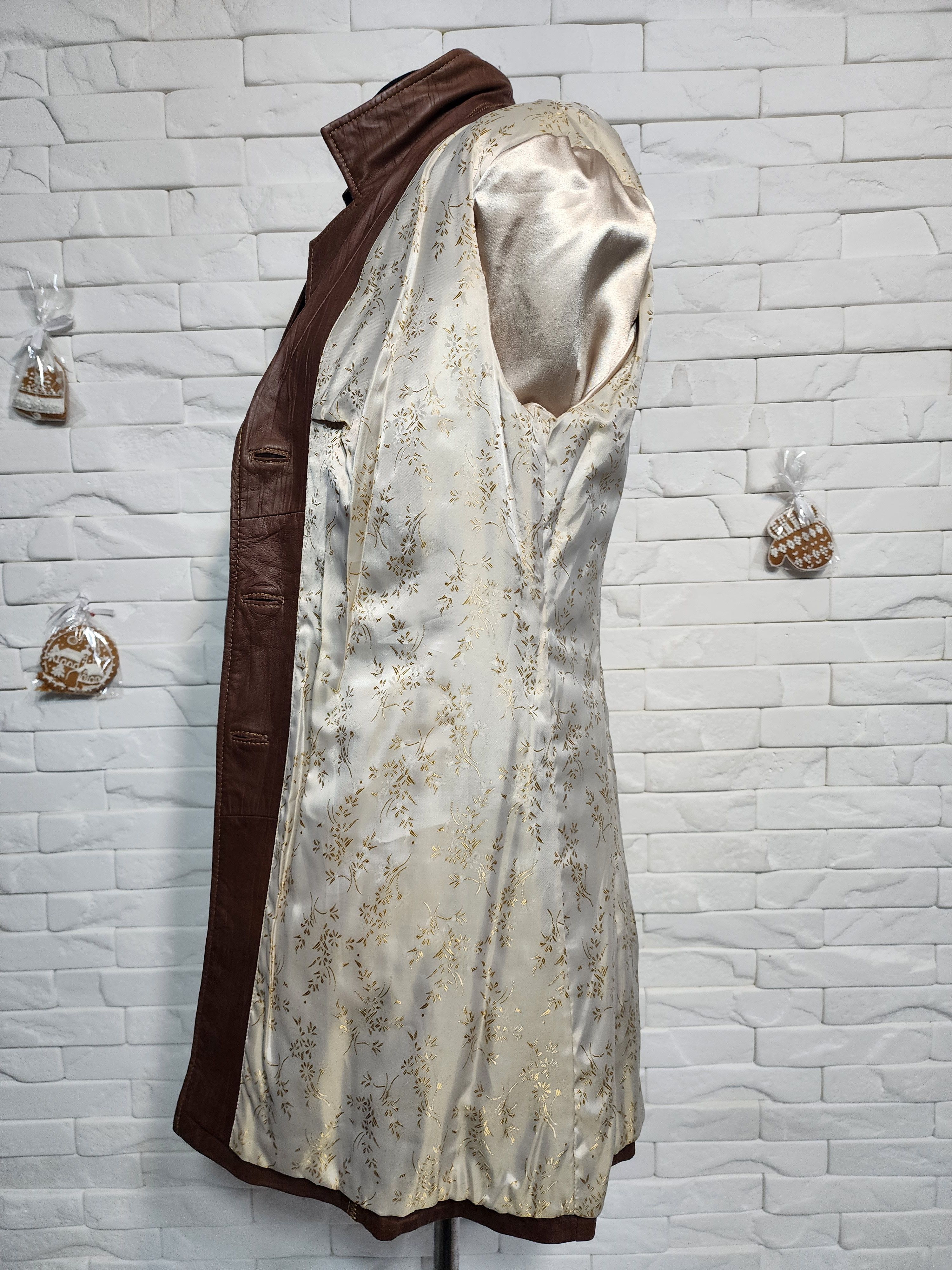 Other Brown Leather Jacket: Women's Genuine Leather Blazer Size L / US 10 / IT 46 - 9 Thumbnail