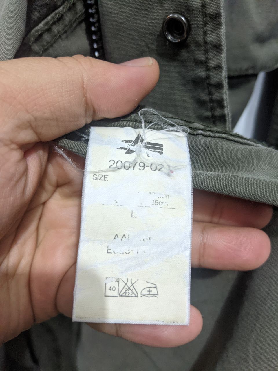 Alpha Industries × Vintage ALPHA INDUSTRIES PARKA JACKET MILITARY Size US L / EU 52-54 / 3 - 6 Thumbnail