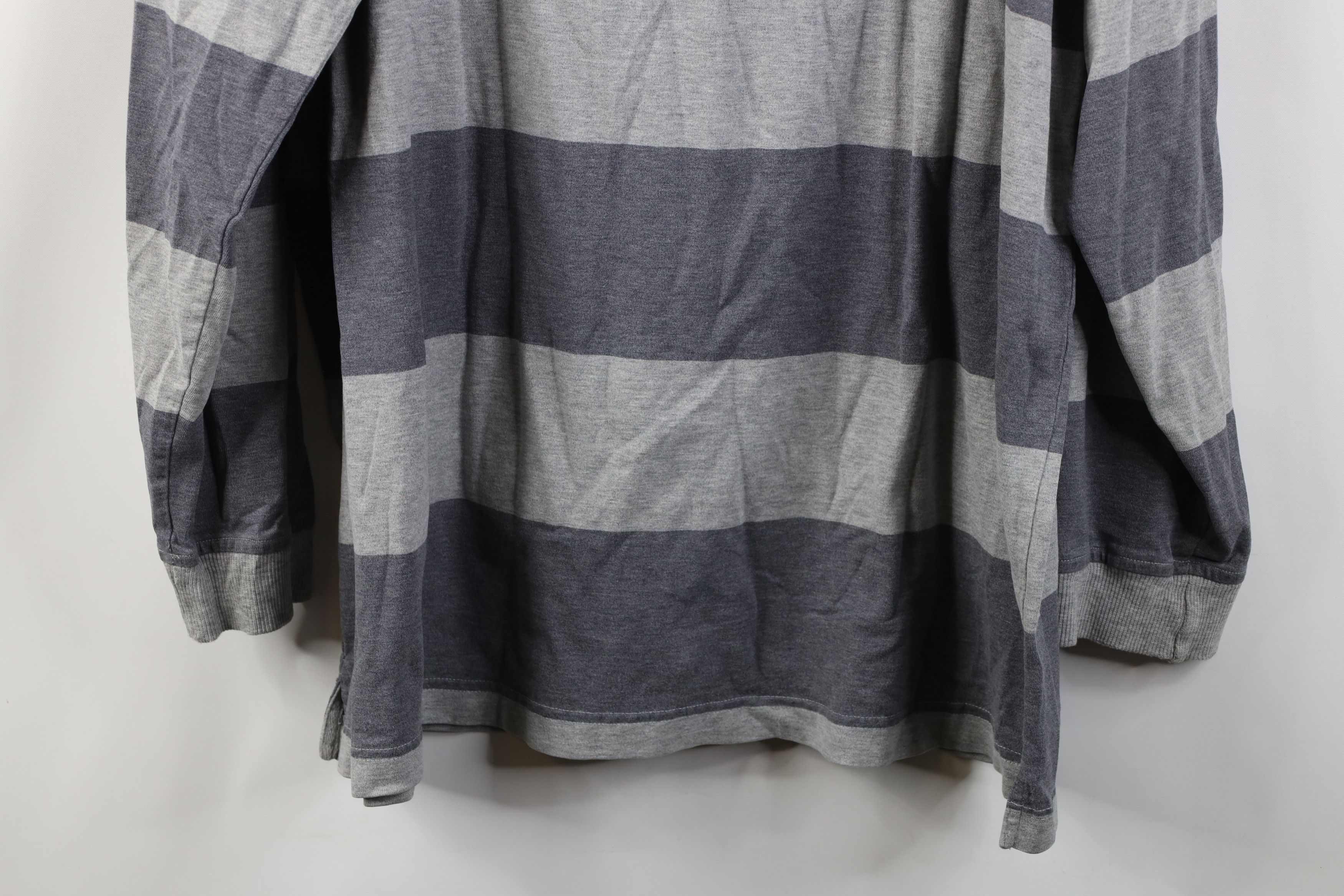 Vintage Vintage 90s Y2K Streetwear Block Long Sleeve Rugby Polo Size US XL / EU 56 / 4 - 13 Thumbnail
