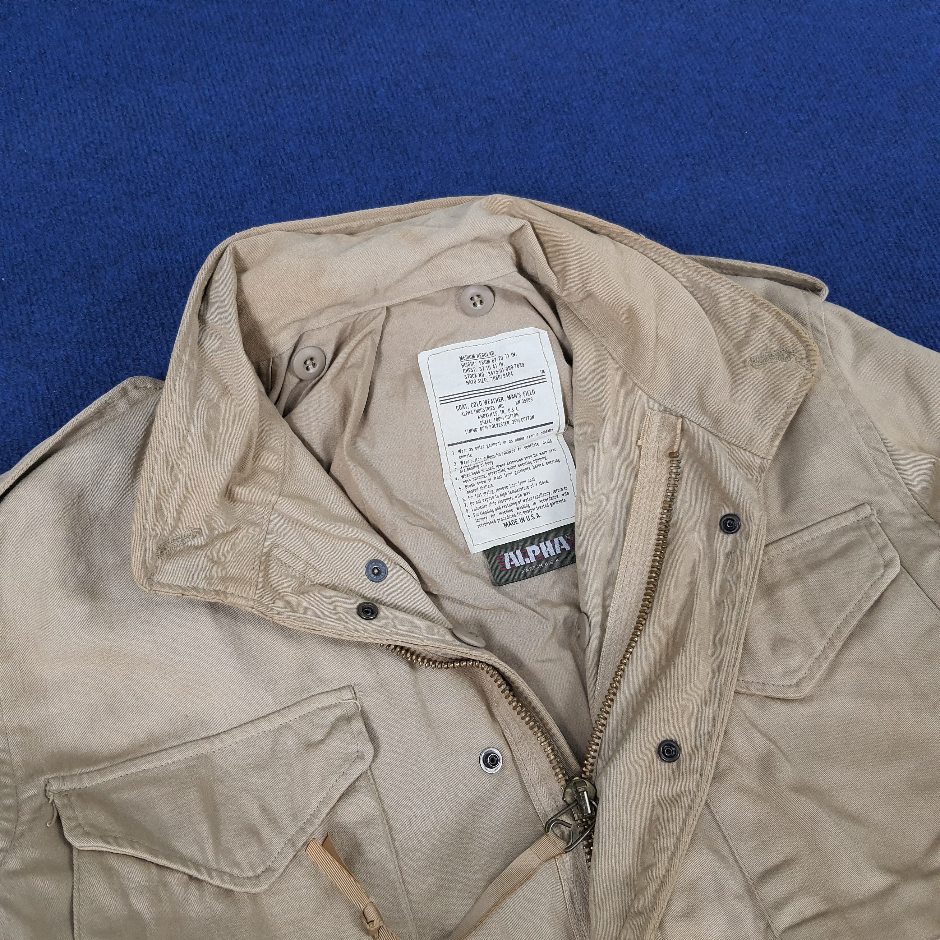 Alpha Industries × Japanese Brand × Vintage Vintage Alpha Industries x Custom Undercover Logo Jacket Size US M / EU 48-50 / 2 - 4 Thumbnail