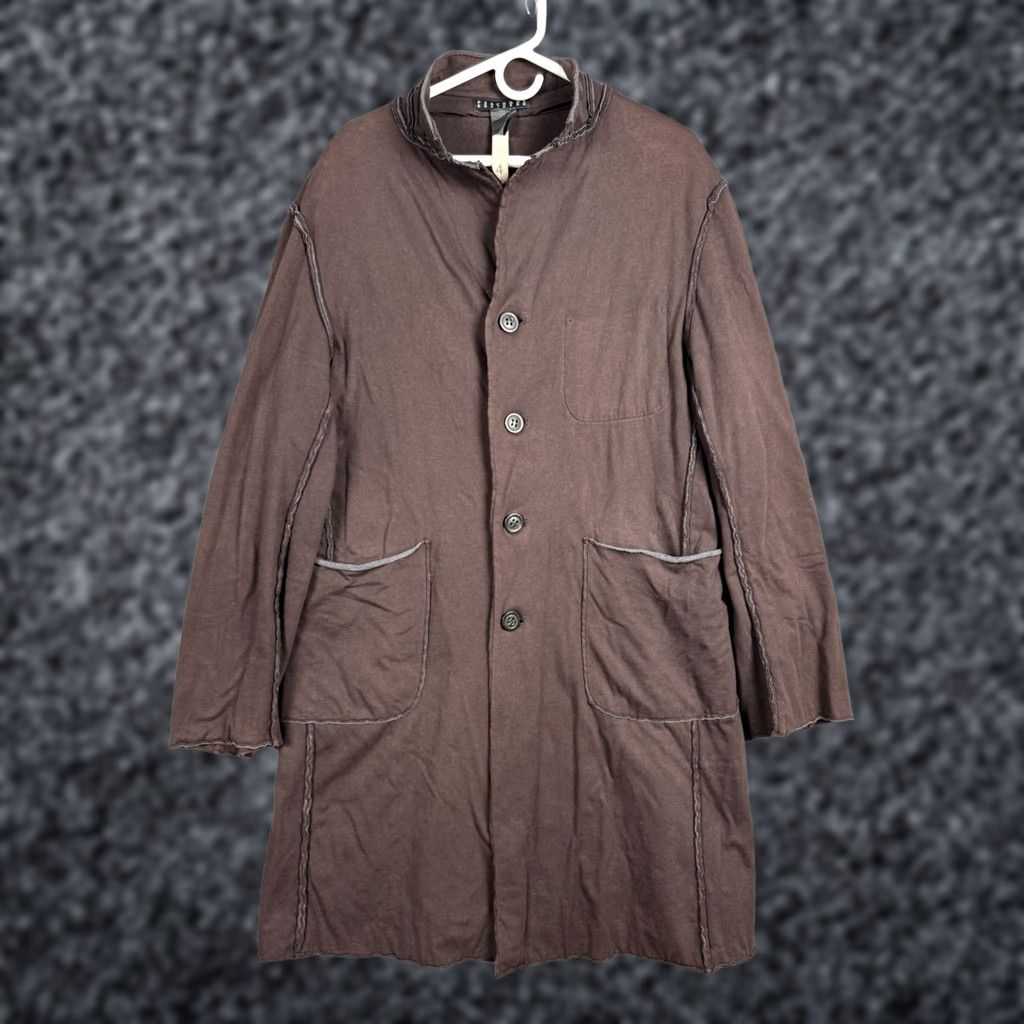 Vintage VINTAGE Peachoo Krejberg Coat Jacket Women's 4 Brown Button Up Pockets Chore Cotton Soft Jacket Size S / US 4 / IT 40 - 1 Thumbnail