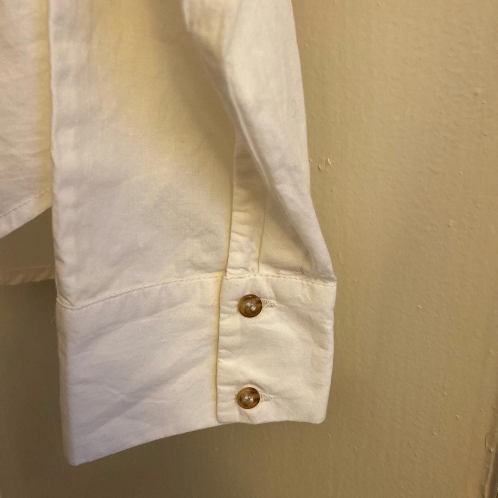 Ulla Johnson Willa Top White Cotton Size M / US 6-8 / IT 42-44 - 6 Thumbnail