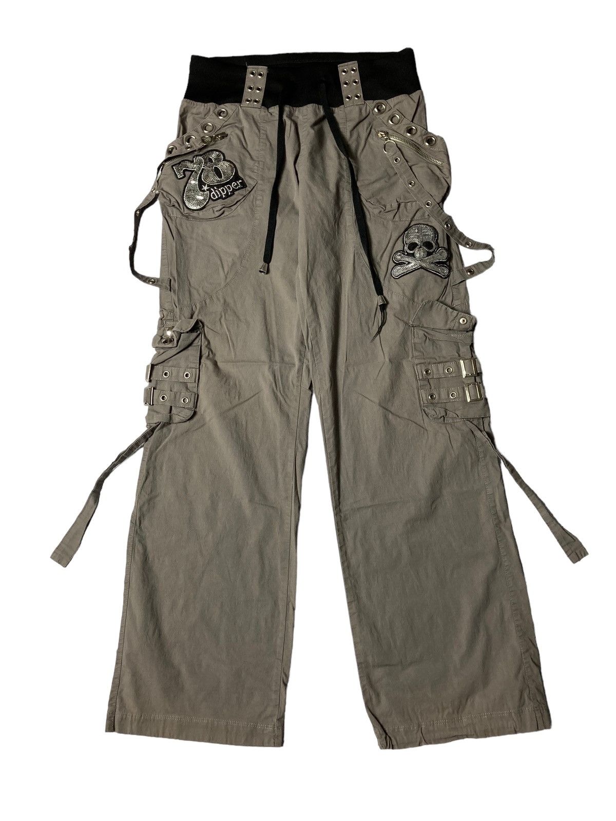 image of Archival Clothing x Hysteric Glamour 1990S Dipper Bondage Cargo Pants Parachute Y2K Punk Design in 