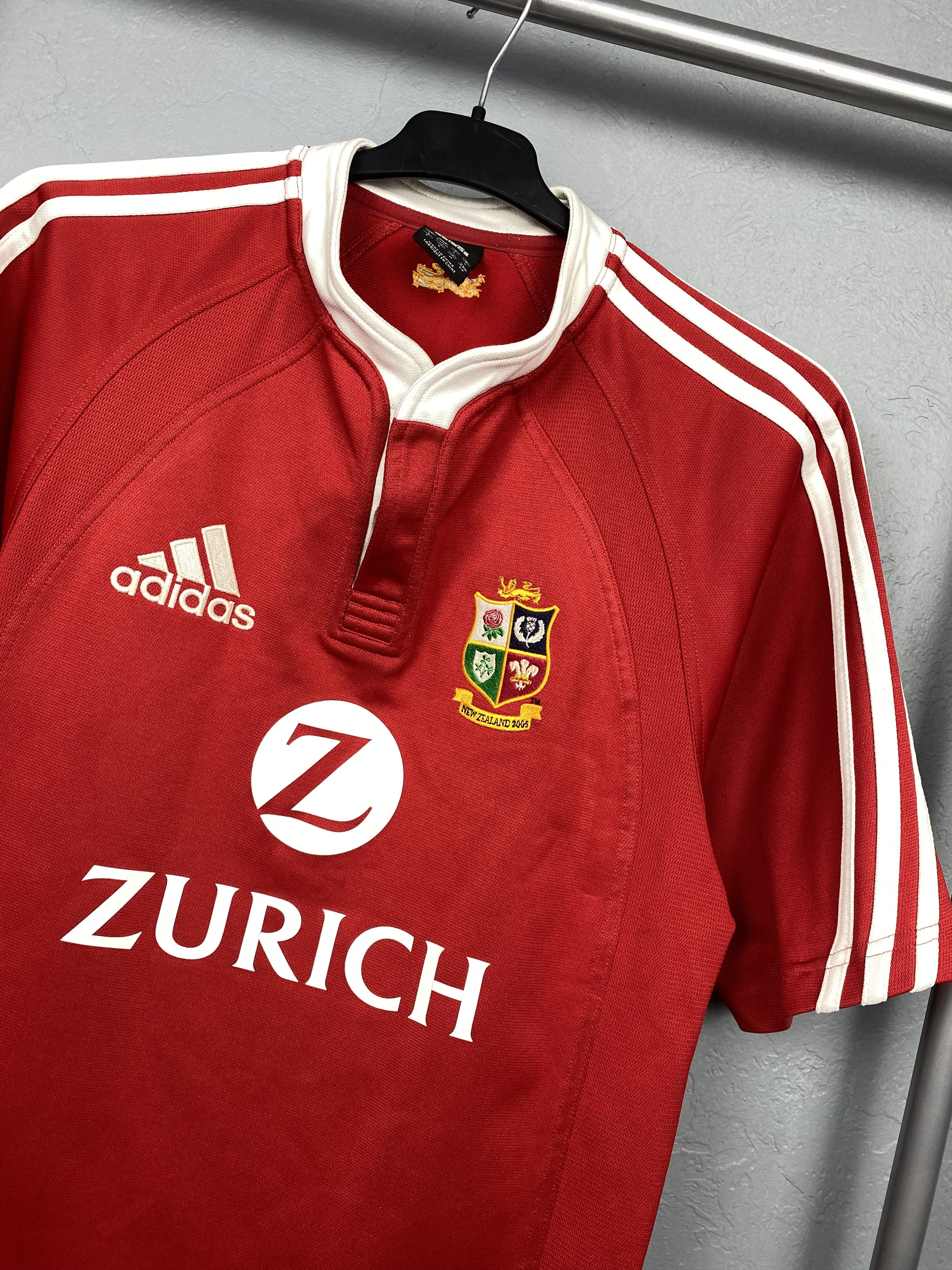 Adidas Adidas New Zealand 2005 Vintage Rugby Jersey T-shirt Zurich Size US S / EU 44-46 / 1 - 2 Thumbnail