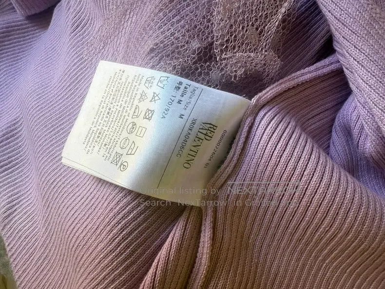 Valentino Valentino Dreamy purple knit top with bow Size M / US 6-8 / IT 42-44 - 4 Thumbnail